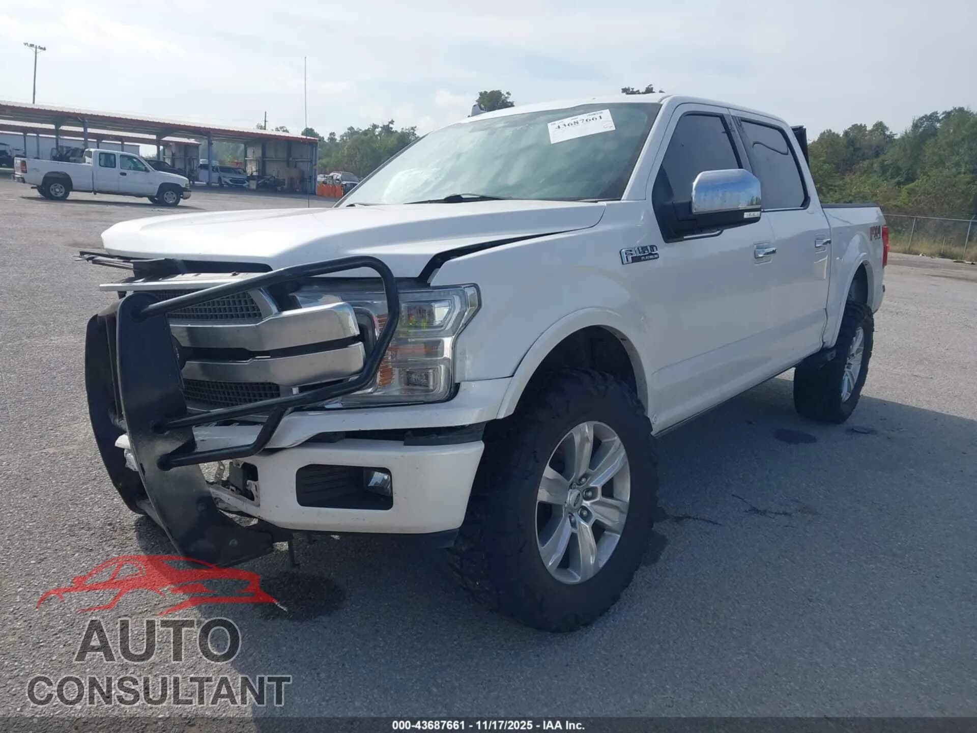 2019 FORD F-150 Damaged VIN 1FTEW1E55KFC60506 – rear exterior 2019 FORD F-150 Damaged VIN 1FTEW1E55KFC60506 – rear exterior