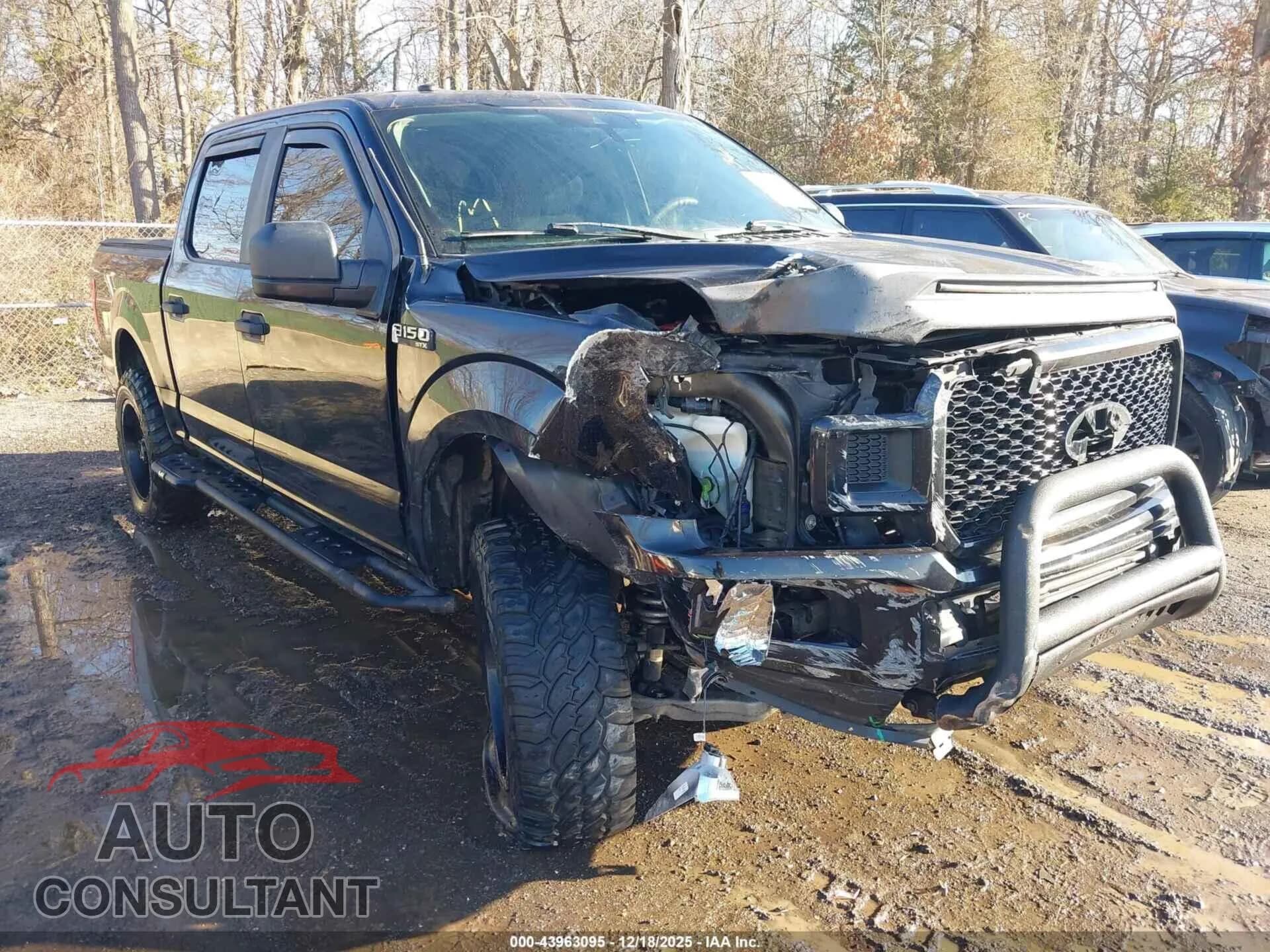 2019 FORD F-150 Damaged VIN 1FTEW1E56KFA08943 – front exterior 2019 FORD F-150 Damaged VIN 1FTEW1E56KFA08943 – front exterior