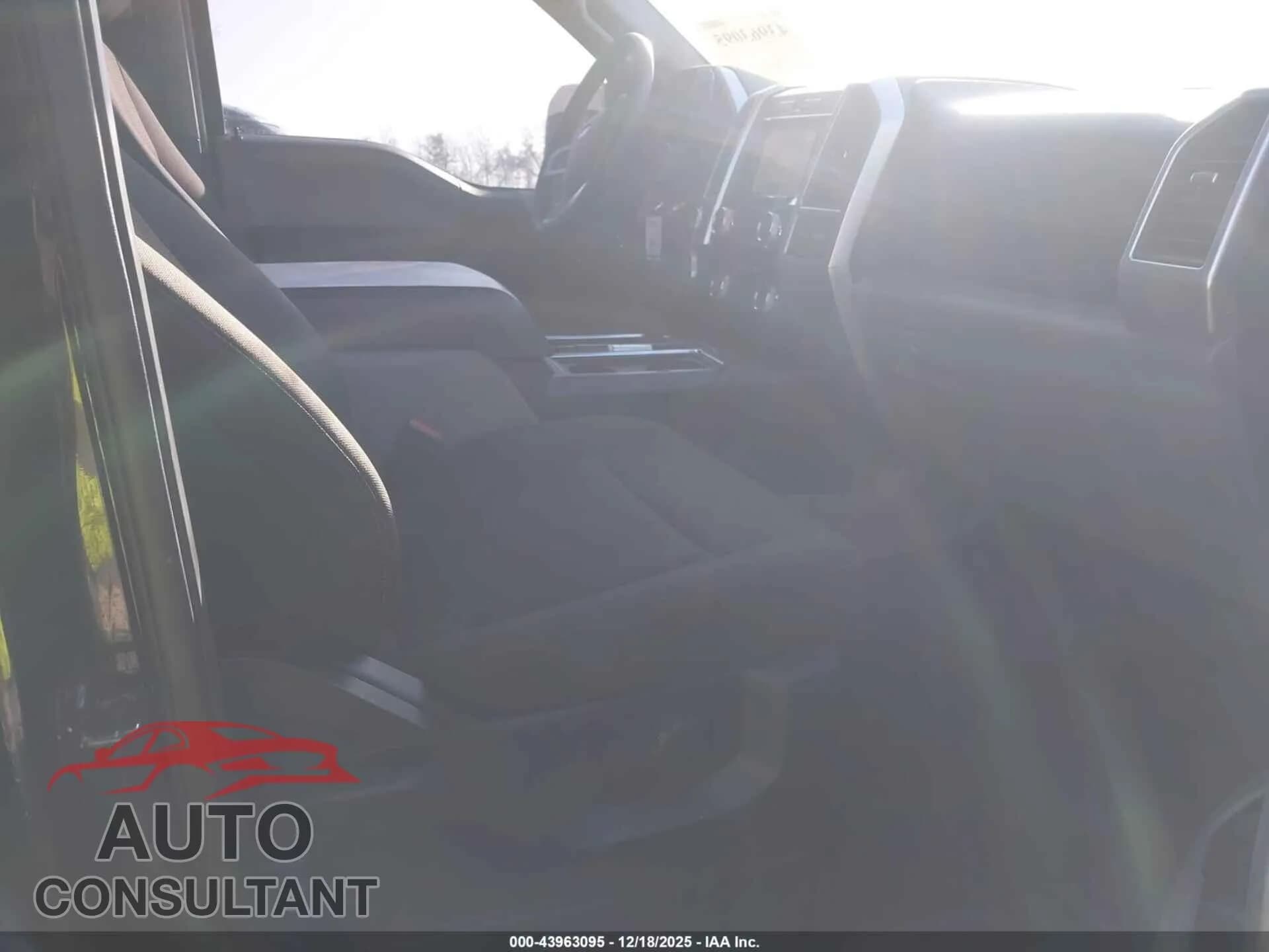 2019 FORD F-150 Damaged VIN 1FTEW1E56KFA08943 – interior seats 2019 FORD F-150 Damaged VIN 1FTEW1E56KFA08943 – interior seats