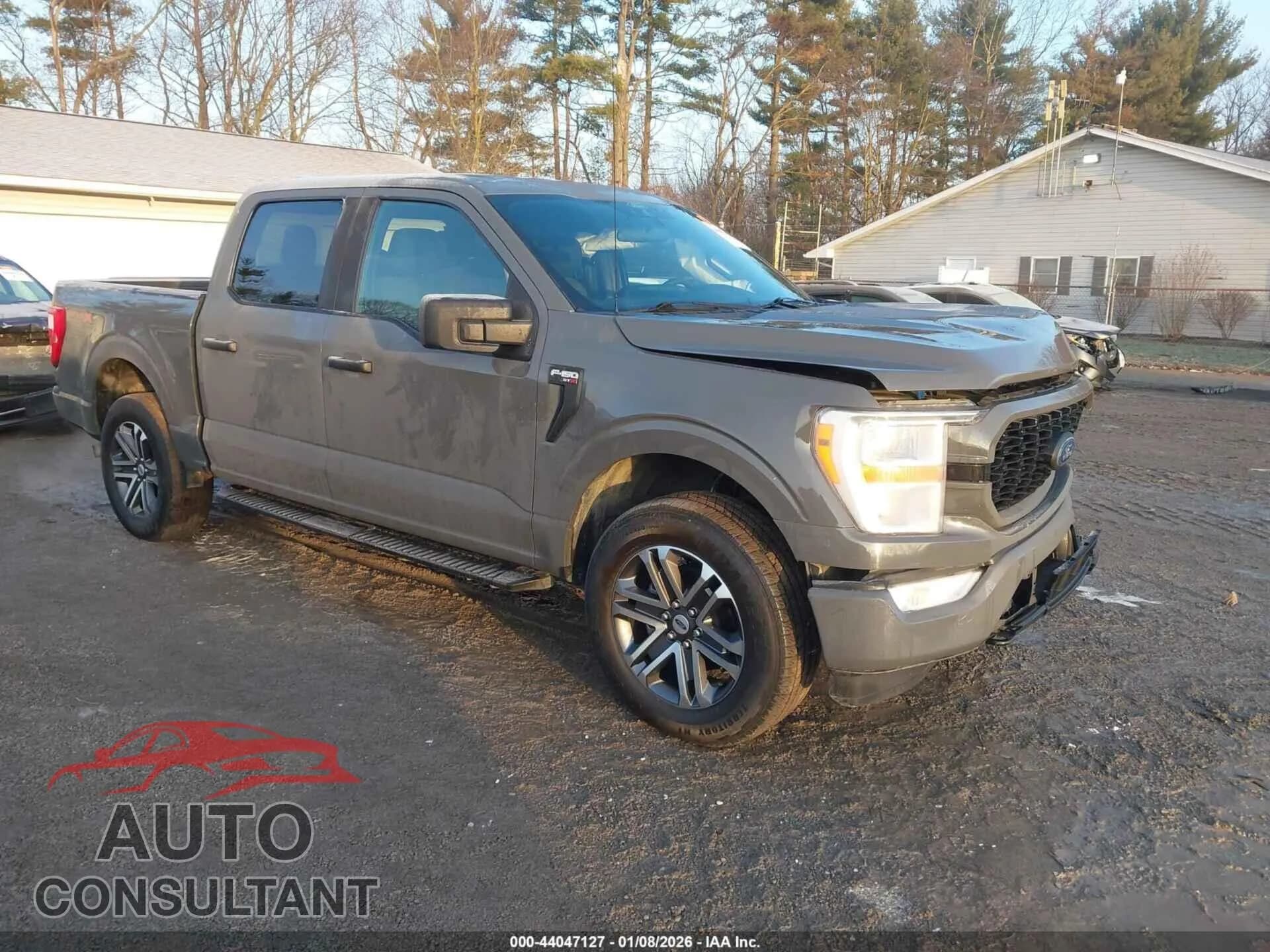 2021 FORD F-150 Damaged VIN 1FTEW1EP5MKD31411 – front exterior 2021 FORD F-150 Damaged VIN 1FTEW1EP5MKD31411 – front exterior