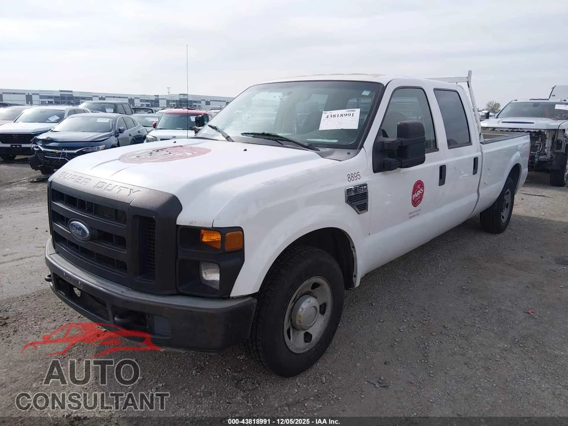2009 FORD F-250 Damaged VIN 1FTSW20569EA38895 – rear exterior 2009 FORD F-250 Damaged VIN 1FTSW20569EA38895 – rear exterior