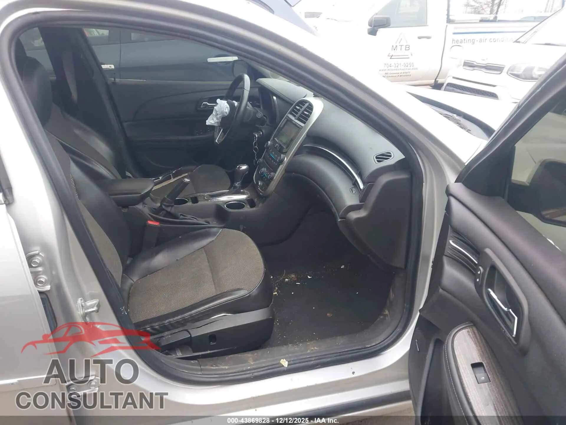 2015 CHEVROLET MALIBU Damaged VIN 1G11D5SL9FU121584 – interior seats 2015 CHEVROLET MALIBU Damaged VIN 1G11D5SL9FU121584 – interior seats