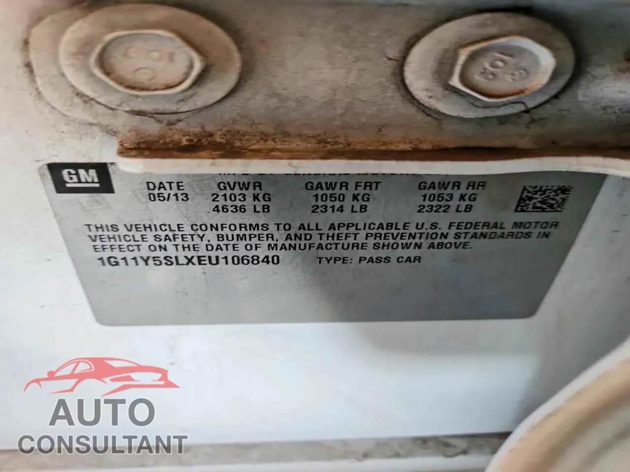 2014 CHEVROLET IMPALA Damaged VIN 1G11Y5SLXEU106840 – photo 13 2014 CHEVROLET IMPALA Damaged VIN 1G11Y5SLXEU106840 – photo 13