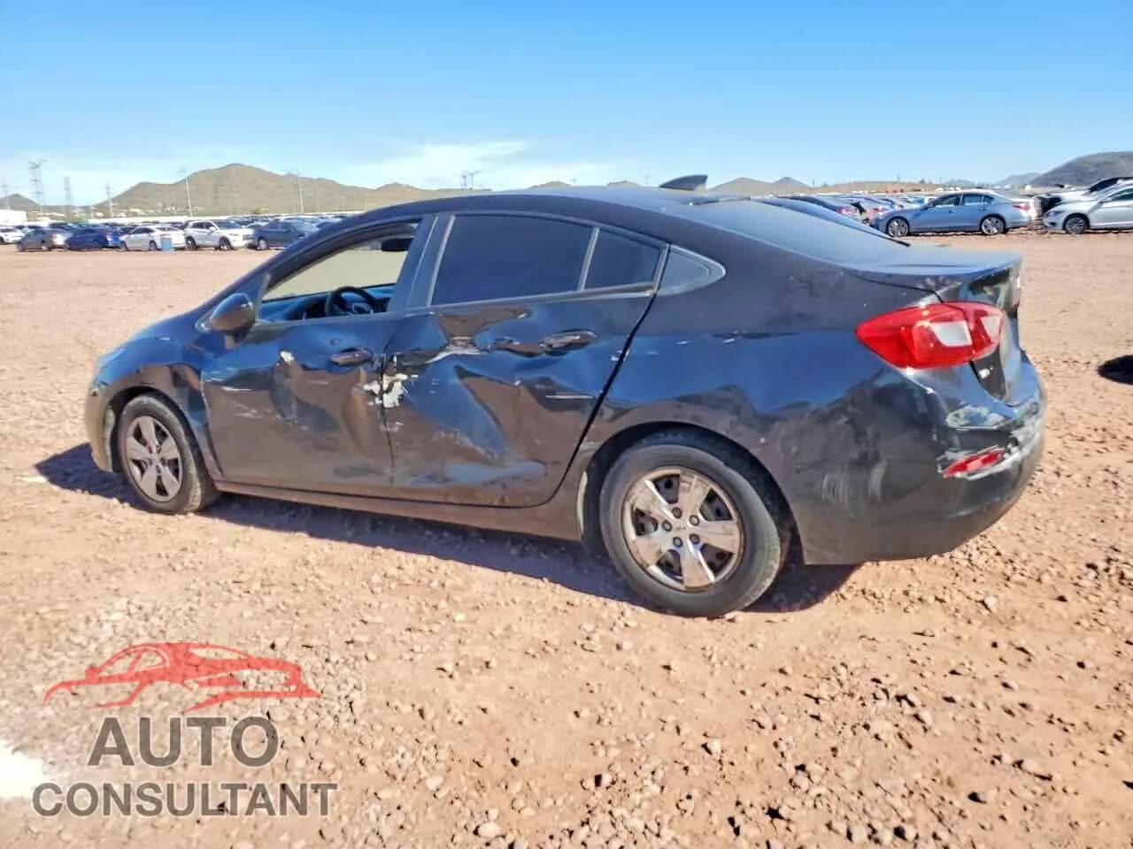 2017 CHEVROLET CRUZE Damaged VIN 1G1BC5SM3H7275242 – rear exterior 2017 CHEVROLET CRUZE Damaged VIN 1G1BC5SM3H7275242 – rear exterior