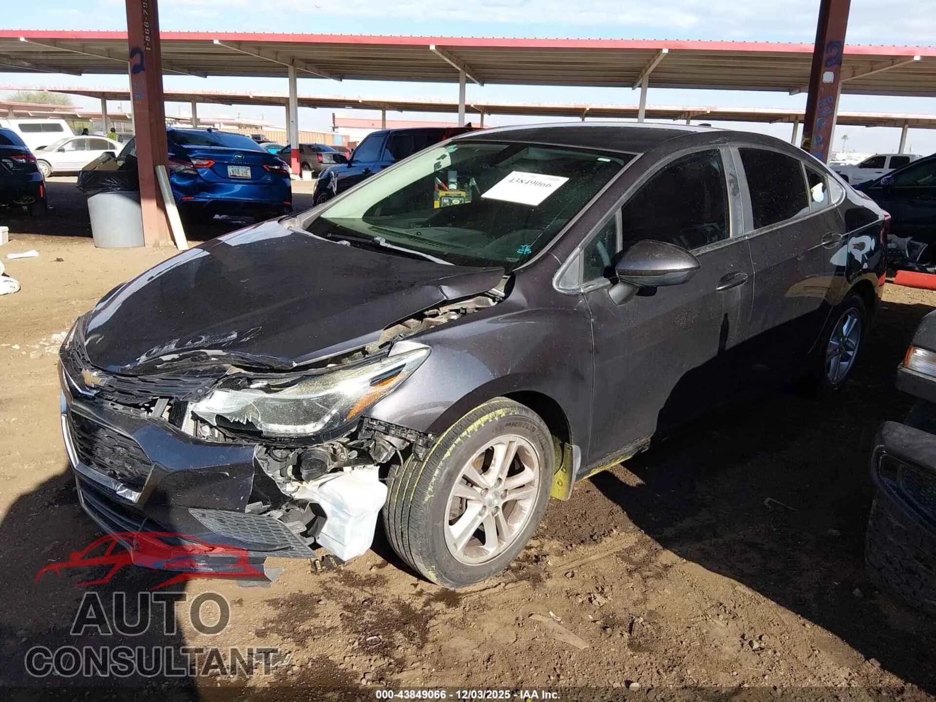 2016 CHEVROLET CRUZE Damaged VIN 1G1BE5SM4G7312114 – rear exterior 2016 CHEVROLET CRUZE Damaged VIN 1G1BE5SM4G7312114 – rear exterior