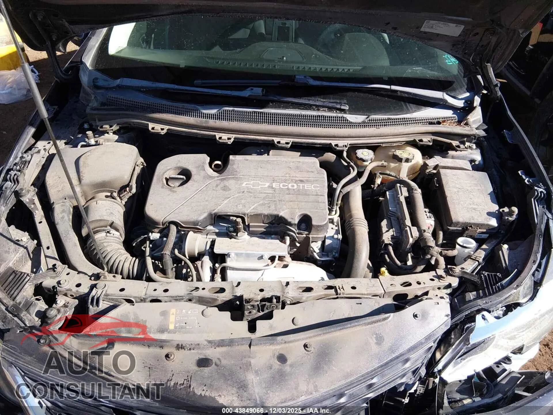 2016 CHEVROLET CRUZE Damaged VIN 1G1BE5SM4G7312114 – odometer reading 2016 CHEVROLET CRUZE Damaged VIN 1G1BE5SM4G7312114 – odometer reading