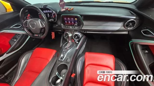2019 Chevrolet The New Camaro SS 6.2 V8 Volcano Red Sold VIN 1G1F91R7NDBDBFFBB – interior seats 2019 Chevrolet The New Camaro SS 6.2 V8 Volcano Red Sold VIN 1G1F91R7NDBDBFFBB – interior seats