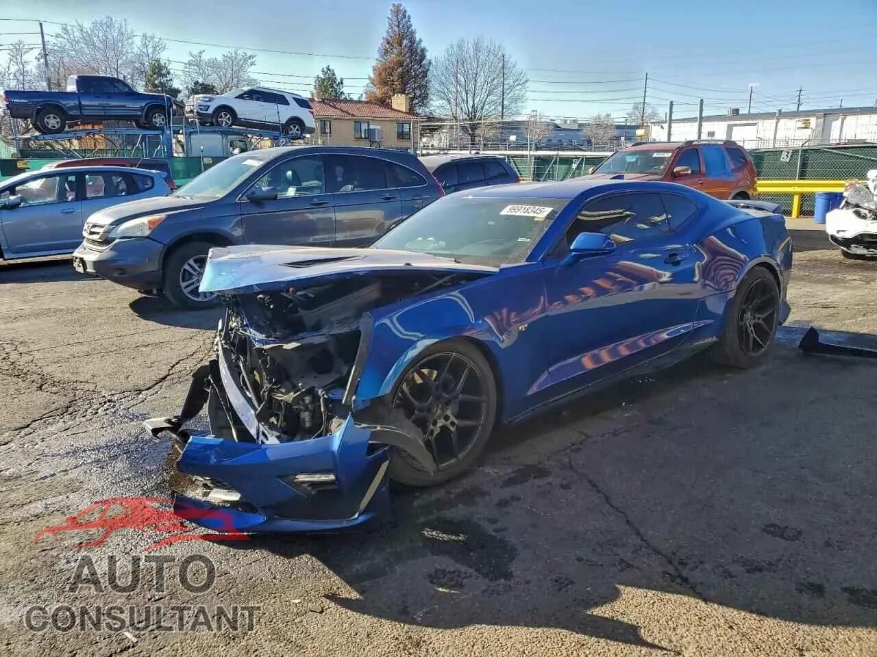 2018 CHEVROLET CAMARO Damaged VIN 1G1FE1R70J0123101 – front exterior 2018 CHEVROLET CAMARO Damaged VIN 1G1FE1R70J0123101 – front exterior