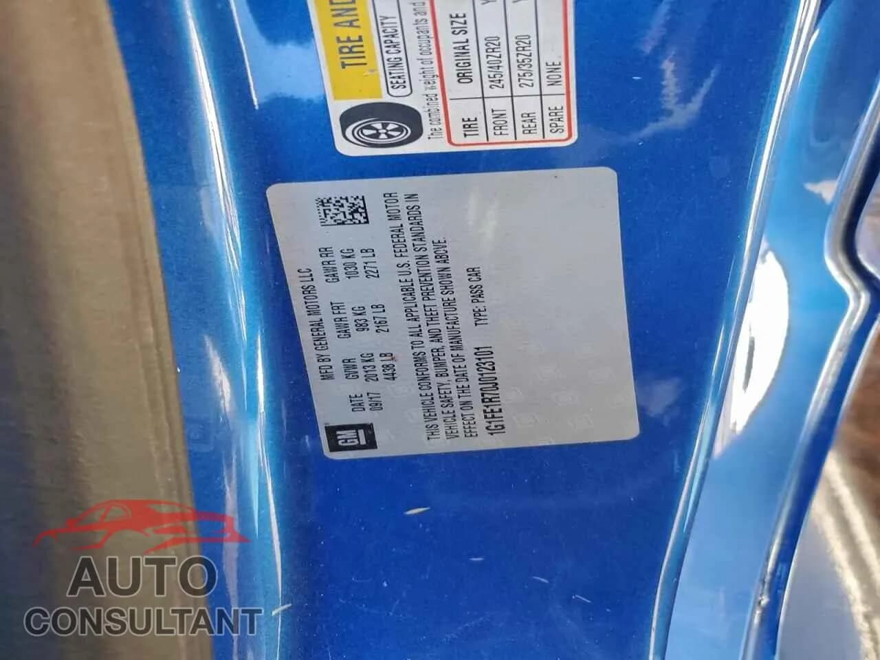 2018 CHEVROLET CAMARO Damaged VIN 1G1FE1R70J0123101 – photo 12 2018 CHEVROLET CAMARO Damaged VIN 1G1FE1R70J0123101 – photo 12