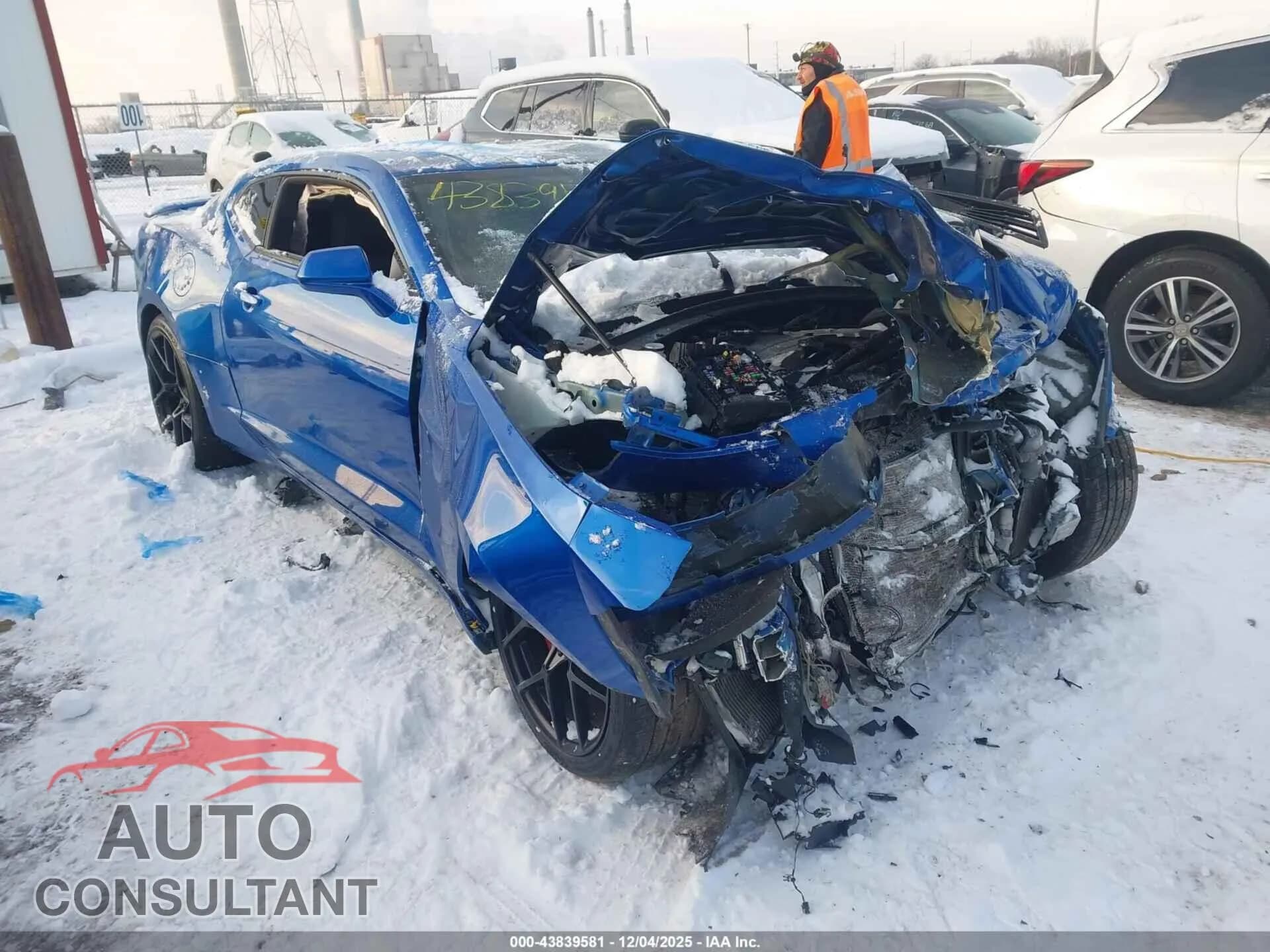 2018 CHEVROLET CAMARO Damaged VIN 1G1FF1R78J0141990 – front exterior 2018 CHEVROLET CAMARO Damaged VIN 1G1FF1R78J0141990 – front exterior