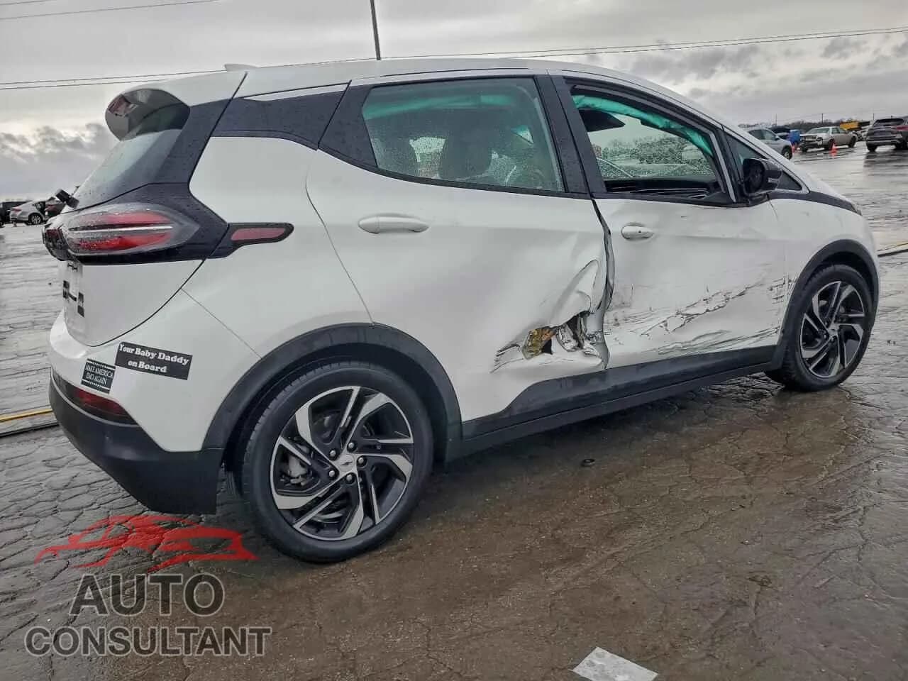 2022 CHEVROLET BOLT Damaged VIN 1G1FX6S03N4103248 – side profile 2022 CHEVROLET BOLT Damaged VIN 1G1FX6S03N4103248 – side profile