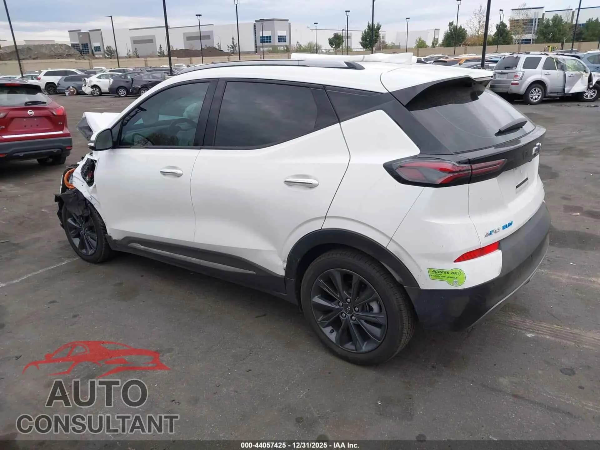 2022 CHEVROLET BOLT EUV Damaged VIN 1G1FZ6S02N4103641 – side profile 2022 CHEVROLET BOLT EUV Damaged VIN 1G1FZ6S02N4103641 – side profile