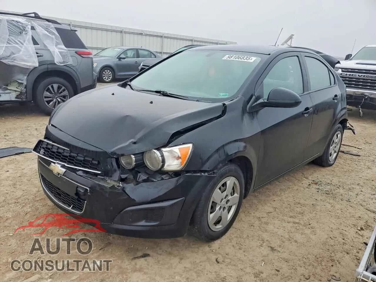 2016 CHEVROLET SONIC Damaged VIN 1G1JA5SH5G4165345 – front exterior 2016 CHEVROLET SONIC Damaged VIN 1G1JA5SH5G4165345 – front exterior
