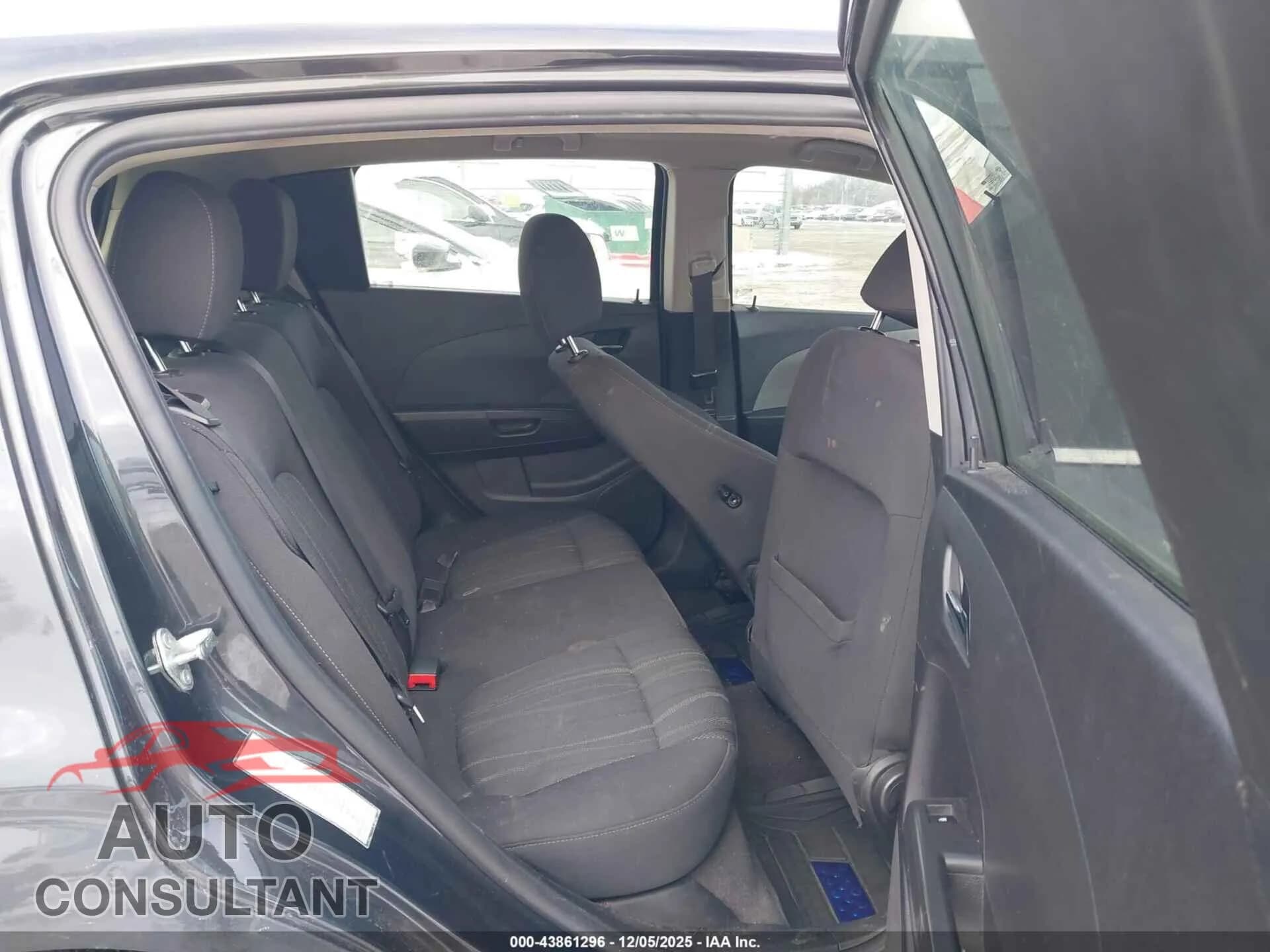 2014 CHEVROLET SONIC Damaged VIN 1G1JC6SH1E4202923 – undercarriage 2014 CHEVROLET SONIC Damaged VIN 1G1JC6SH1E4202923 – undercarriage