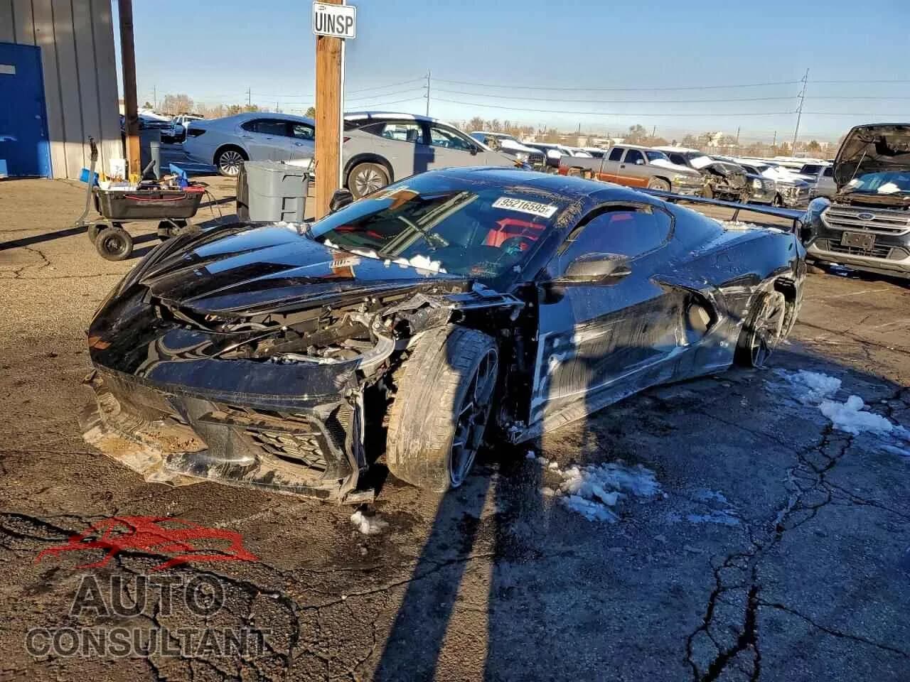 2021 CHEVROLET CORVETTE Damaged VIN 1G1YB2D45M5112140 – front exterior 2021 CHEVROLET CORVETTE Damaged VIN 1G1YB2D45M5112140 – front exterior