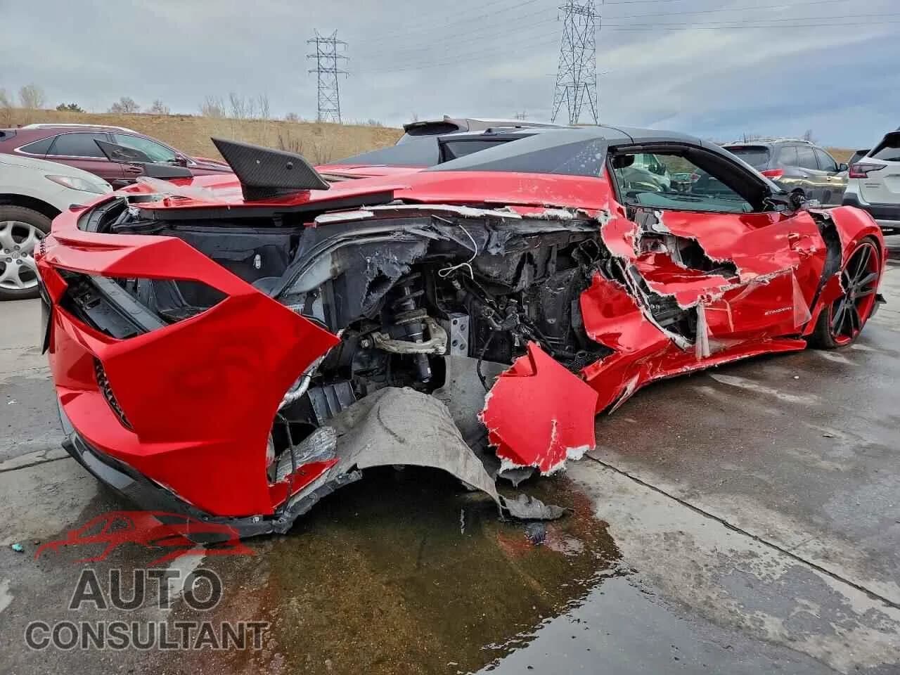 2022 CHEVROLET CORVETTE Damaged VIN 1G1YC3D48N5122746 – side profile 2022 CHEVROLET CORVETTE Damaged VIN 1G1YC3D48N5122746 – side profile