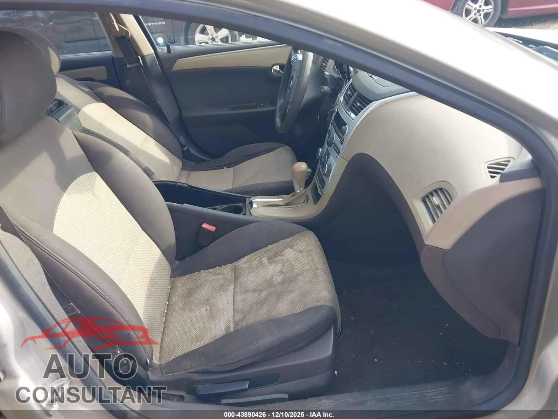 2012 CHEVROLET MALIBU Damaged VIN 1G1ZB5E02CF260207 – interior seats 2012 CHEVROLET MALIBU Damaged VIN 1G1ZB5E02CF260207 – interior seats