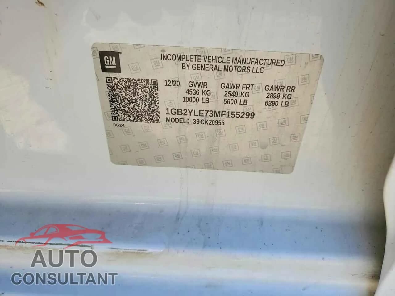 2021 CHEVROLET ALL Models Damaged VIN 1GB2YLE73MF155299 – photo 12 2021 CHEVROLET ALL Models Damaged VIN 1GB2YLE73MF155299 – photo 12