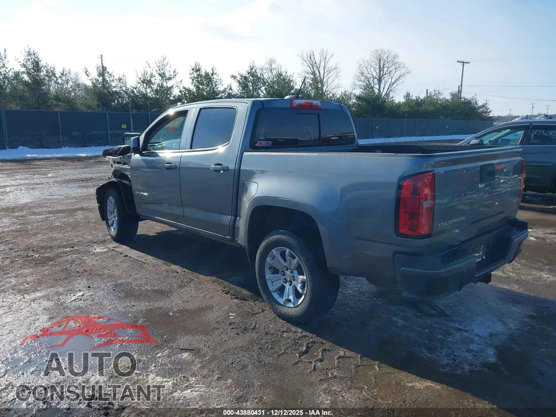 2022 CHEVROLET COLORADO Damaged VIN 1GCGSCEN5N1291904 – side profile 2022 CHEVROLET COLORADO Damaged VIN 1GCGSCEN5N1291904 – side profile