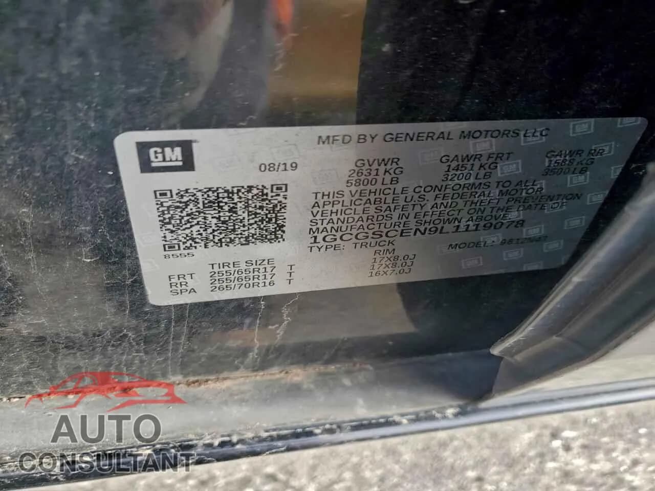 2020 CHEVROLET COLORADO Damaged VIN 1GCGSCEN9L1119078 – photo 12 2020 CHEVROLET COLORADO Damaged VIN 1GCGSCEN9L1119078 – photo 12