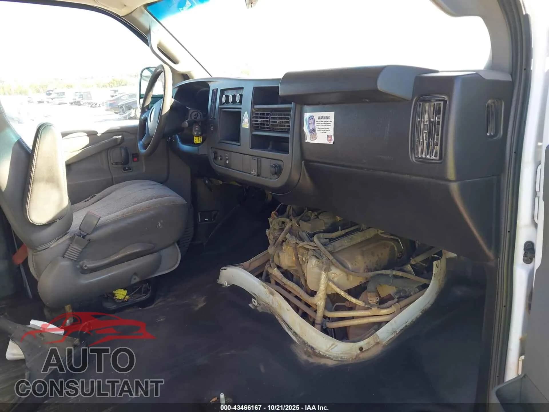 2019 CHEVROLET EXPRESS 2500 Damaged VIN 1GCWGAF12K1219325 – interior seats 2019 CHEVROLET EXPRESS 2500 Damaged VIN 1GCWGAF12K1219325 – interior seats