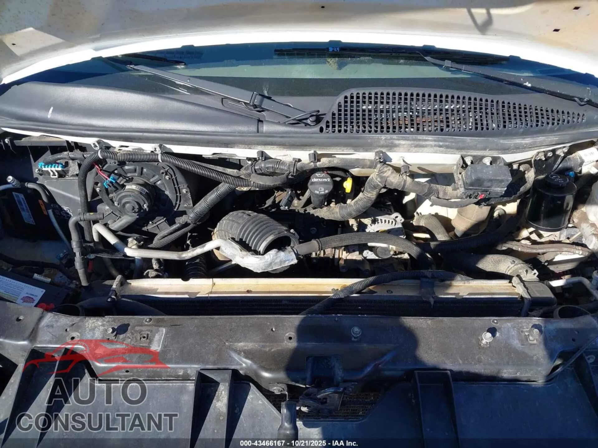 2019 CHEVROLET EXPRESS 2500 Damaged VIN 1GCWGAF12K1219325 – odometer reading 2019 CHEVROLET EXPRESS 2500 Damaged VIN 1GCWGAF12K1219325 – odometer reading