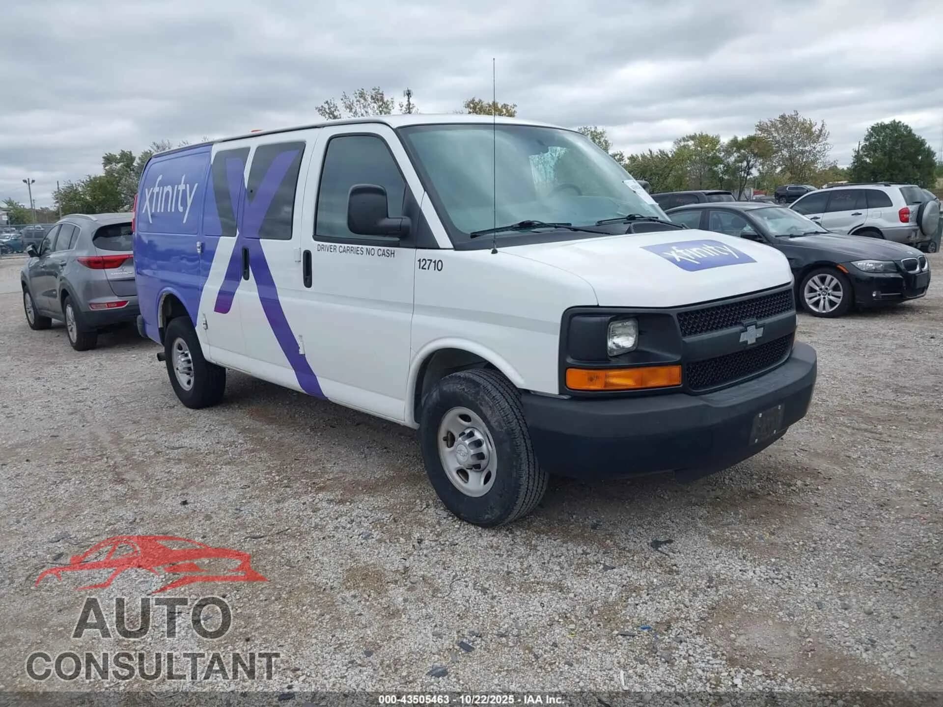 2014 CHEVROLET EXPRESS 2500 Damaged VIN 1GCWGFCA9E1198270 – front exterior 2014 CHEVROLET EXPRESS 2500 Damaged VIN 1GCWGFCA9E1198270 – front exterior