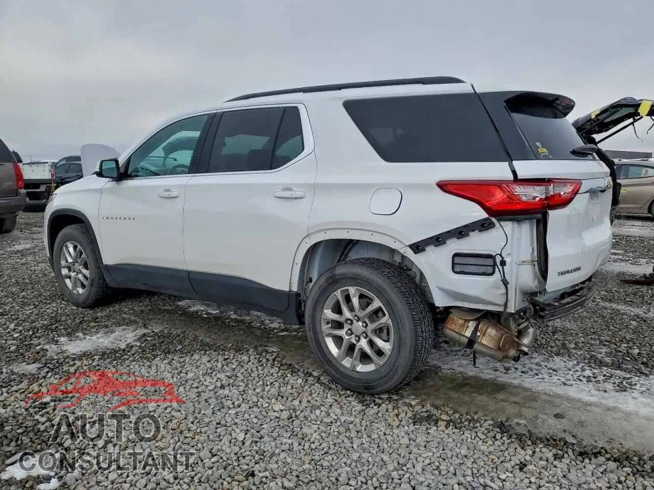 2021 CHEVROLET TRAVERSE Damaged VIN 1GNERGKW9MJ262242 – rear exterior 2021 CHEVROLET TRAVERSE Damaged VIN 1GNERGKW9MJ262242 – rear exterior