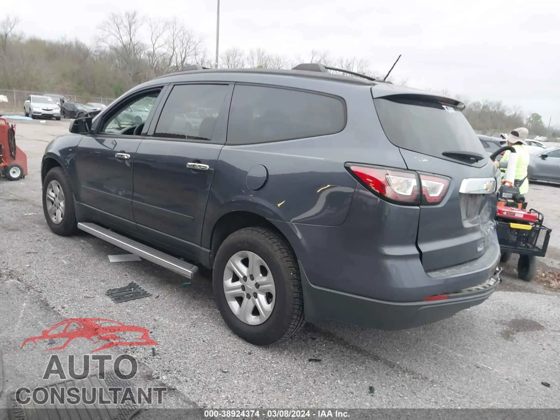 2013 CHEVROLET TRAVERSE Damaged VIN 1GNKRFKD3DJ165954 – side profile 2013 CHEVROLET TRAVERSE Damaged VIN 1GNKRFKD3DJ165954 – side profile