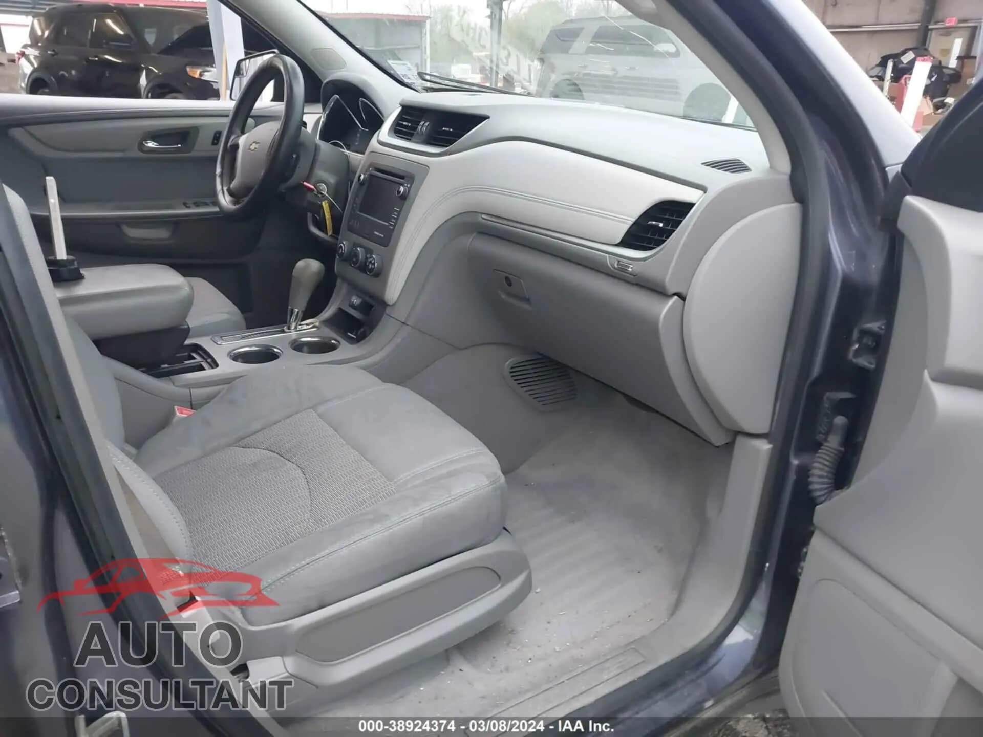 2013 CHEVROLET TRAVERSE Damaged VIN 1GNKRFKD3DJ165954 – interior seats 2013 CHEVROLET TRAVERSE Damaged VIN 1GNKRFKD3DJ165954 – interior seats