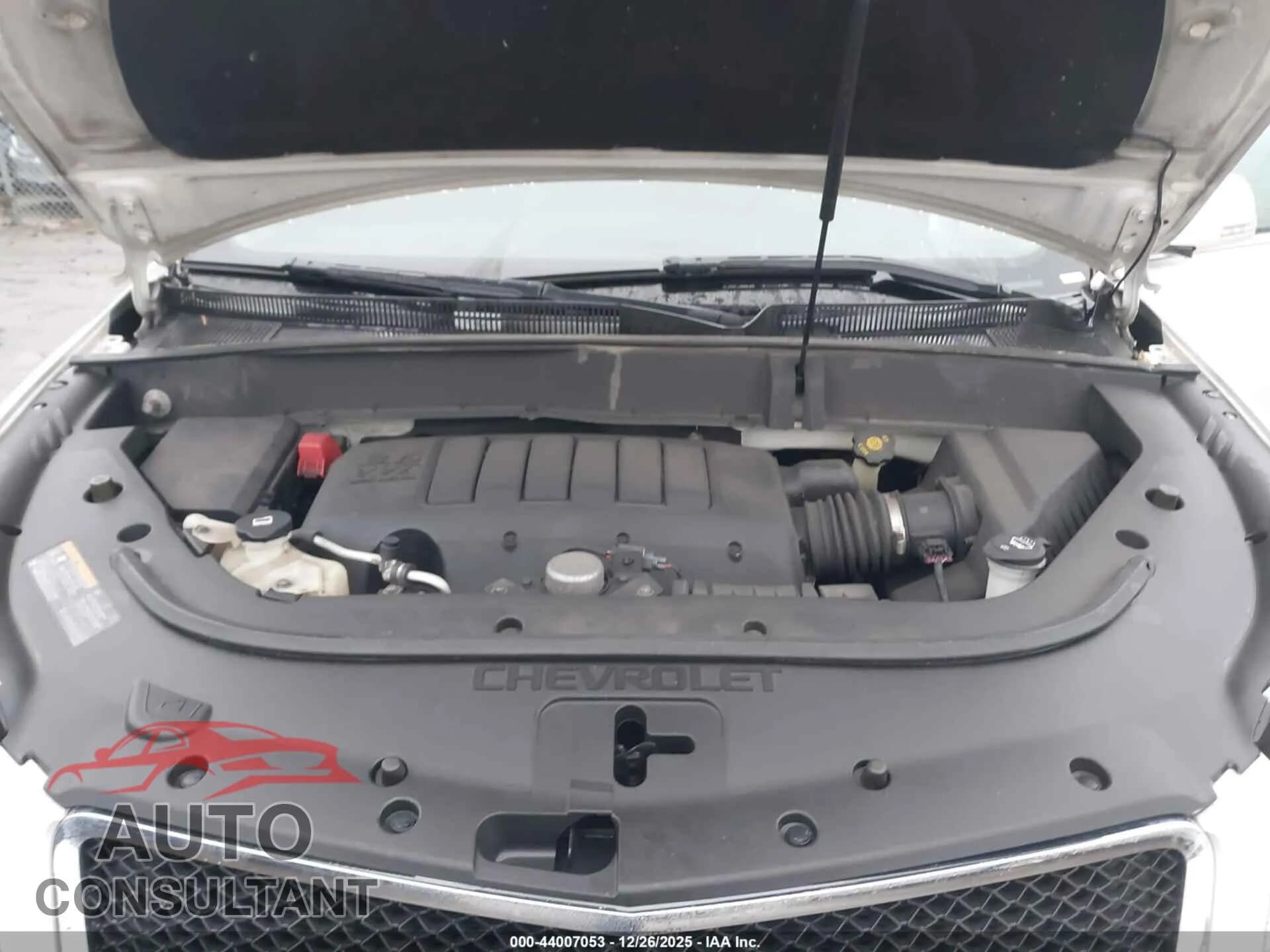 2011 CHEVROLET TRAVERSE Damaged VIN 1GNKRJED8BJ412705 – odometer reading 2011 CHEVROLET TRAVERSE Damaged VIN 1GNKRJED8BJ412705 – odometer reading