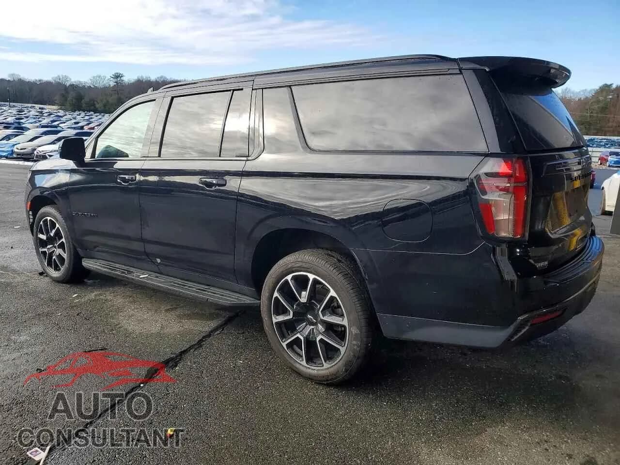2022 CHEVROLET SUBURBAN Damaged VIN 1GNSKEKD1NR295443 – rear exterior 2022 CHEVROLET SUBURBAN Damaged VIN 1GNSKEKD1NR295443 – rear exterior