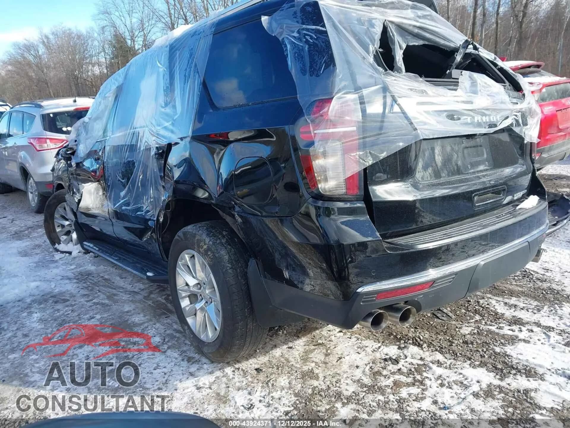 2021 CHEVROLET TAHOE Damaged VIN 1GNSKSKDXMR328517 – side profile 2021 CHEVROLET TAHOE Damaged VIN 1GNSKSKDXMR328517 – side profile