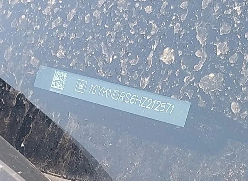 2017 CADILLAC XT5 - VIN 1GYKNDRS6HZ212571 2017 CADILLAC XT5 VIN 1GYKNDRS6HZ212571