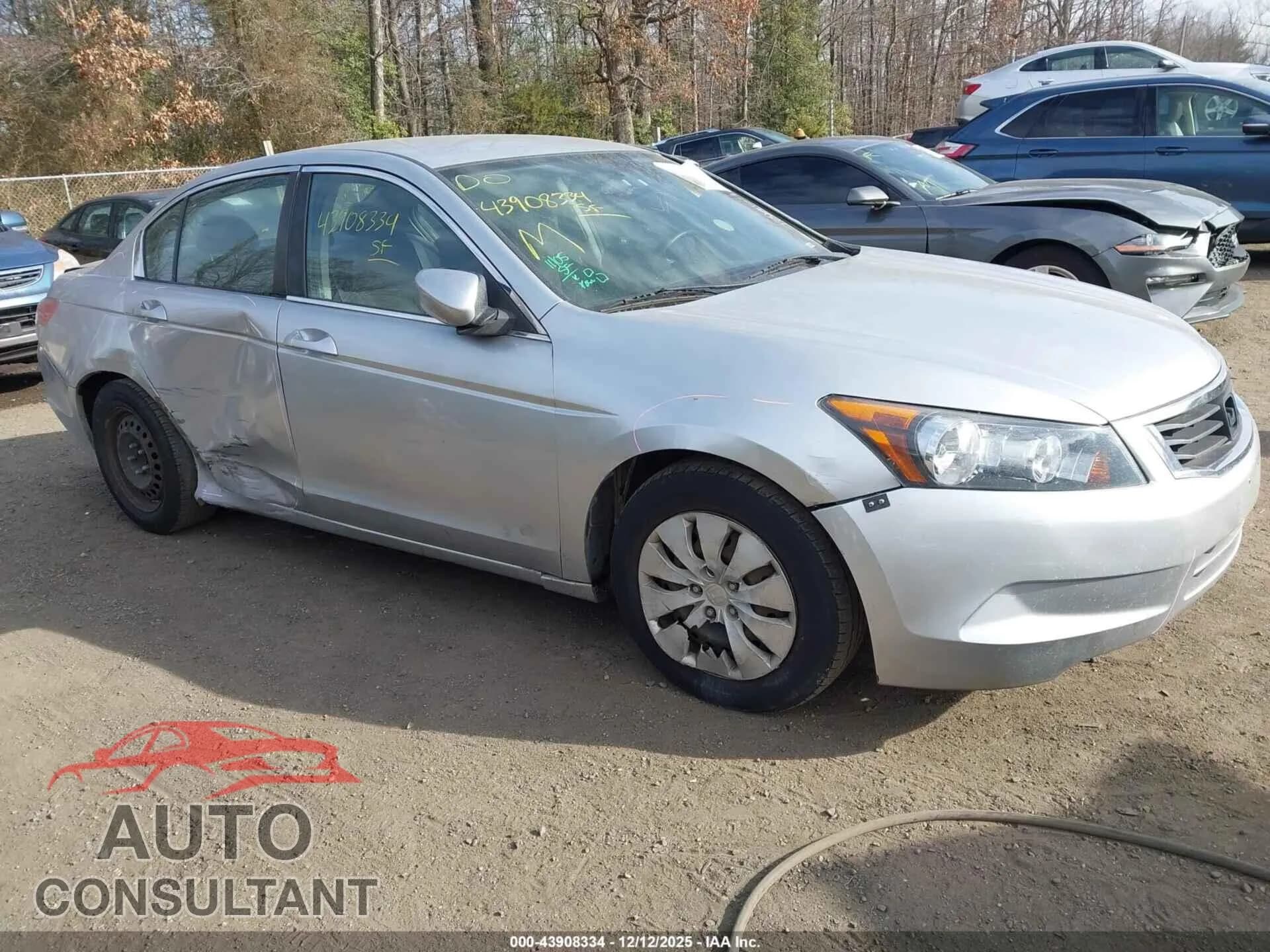 2009 HONDA ACCORD Damaged VIN 1HGCP26319A030400 – front exterior 2009 HONDA ACCORD Damaged VIN 1HGCP26319A030400 – front exterior