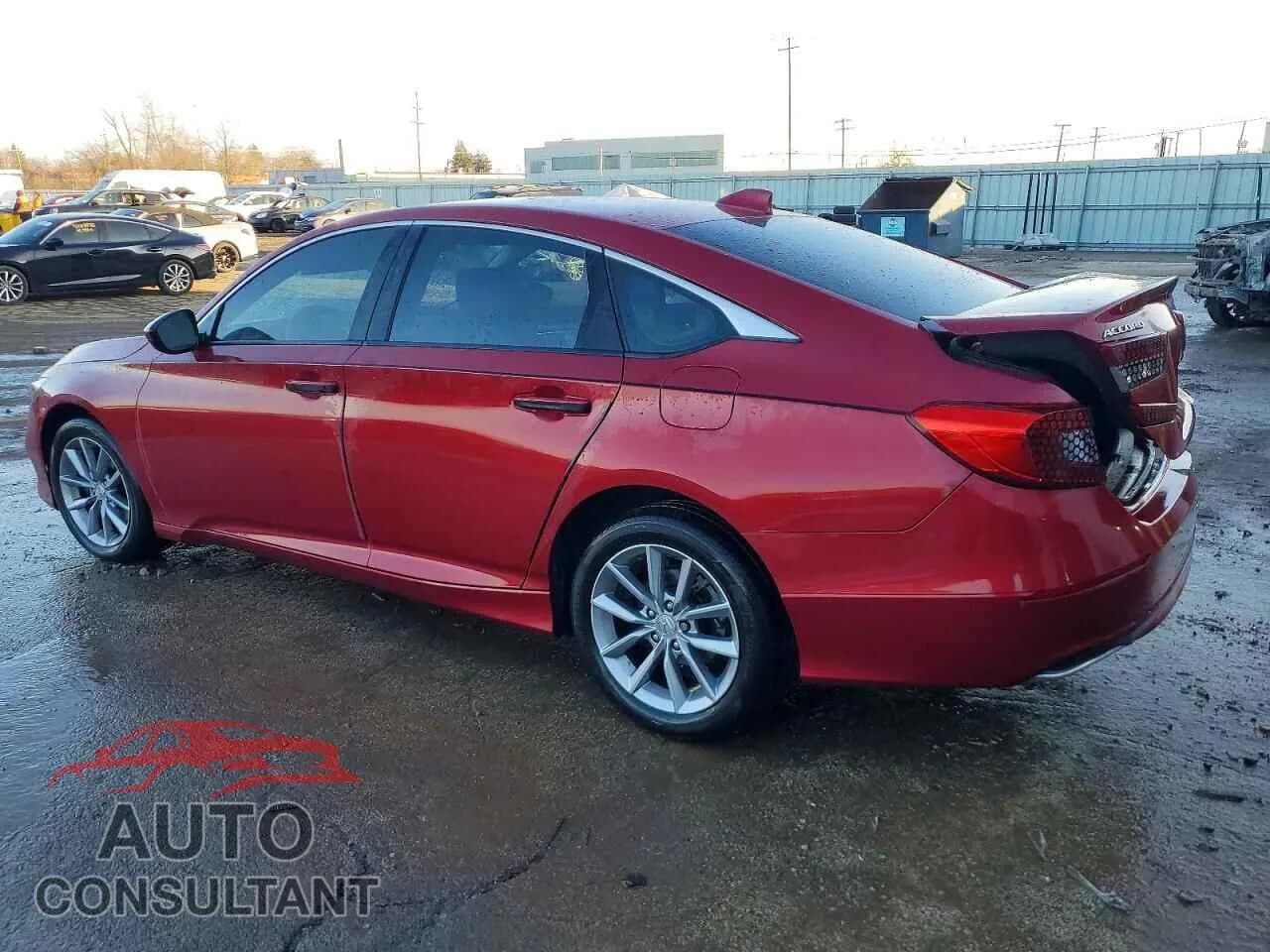 2021 HONDA ACCORD Damaged VIN 1HGCV1F15MA001196 – rear exterior 2021 HONDA ACCORD Damaged VIN 1HGCV1F15MA001196 – rear exterior