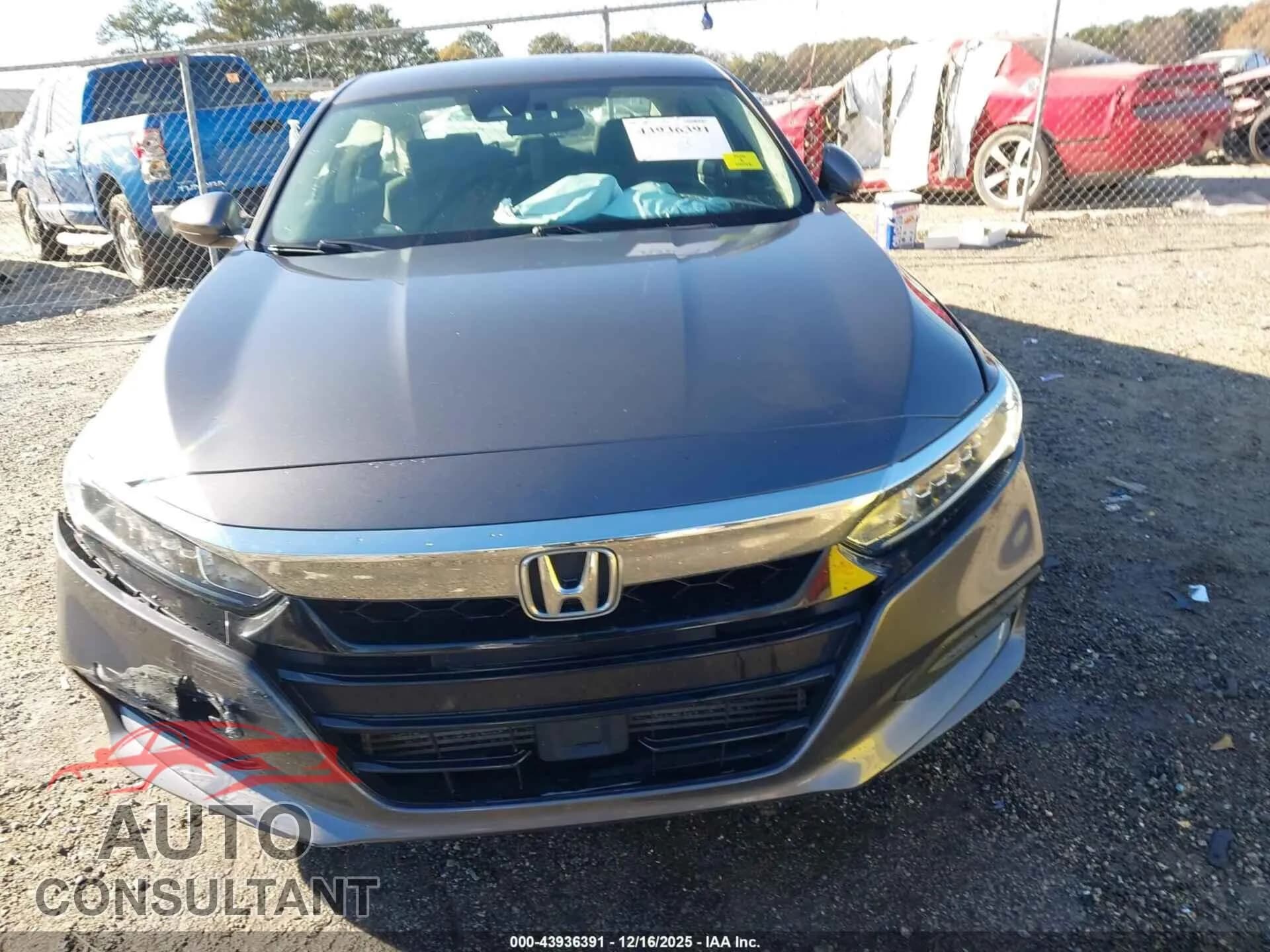 2018 HONDA ACCORD Damaged VIN 1HGCV1F16JA086416 – photo 12 2018 HONDA ACCORD Damaged VIN 1HGCV1F16JA086416 – photo 12