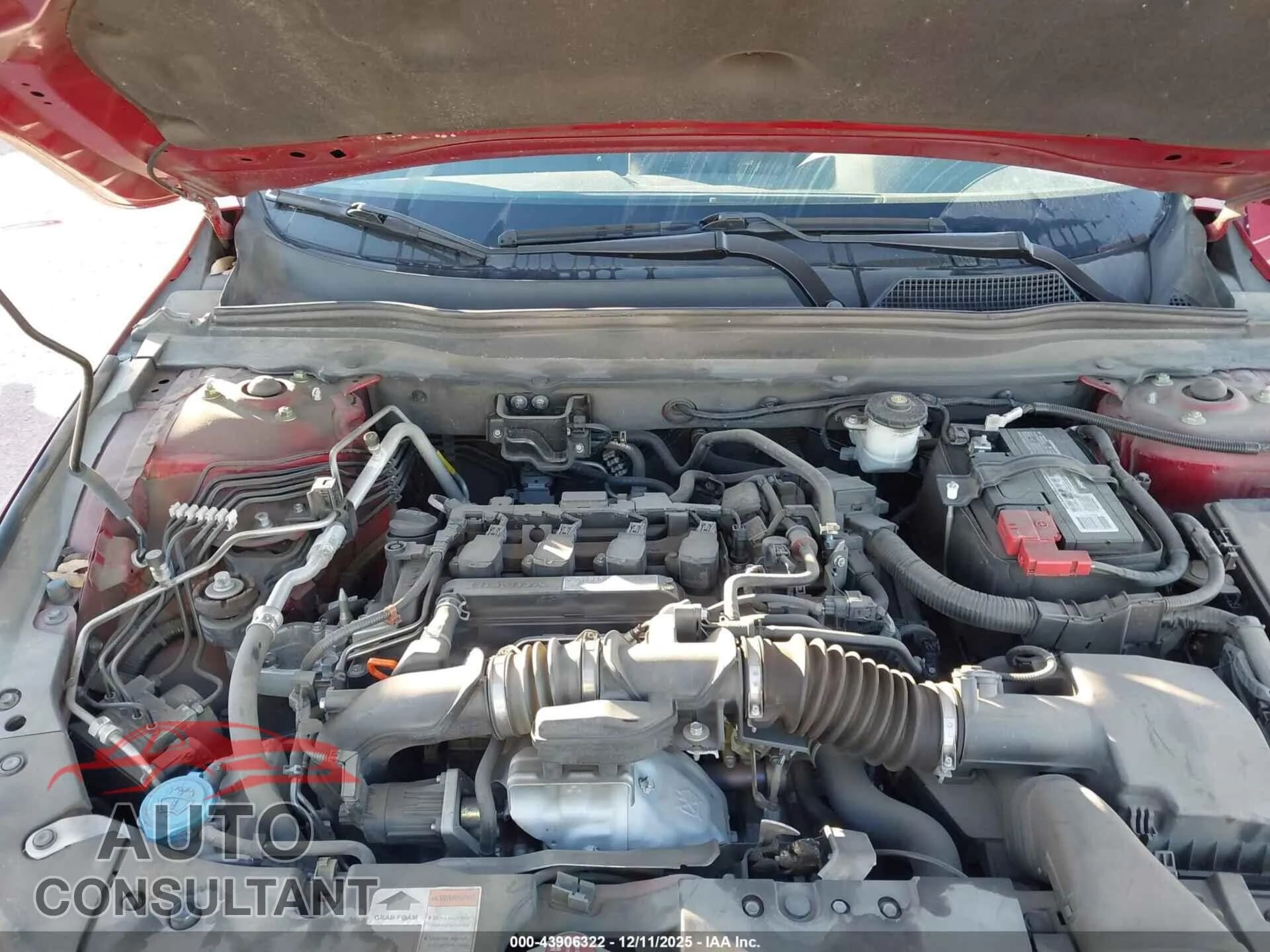 2018 HONDA ACCORD Damaged VIN 1HGCV1F30JA261308 – odometer reading 2018 HONDA ACCORD Damaged VIN 1HGCV1F30JA261308 – odometer reading