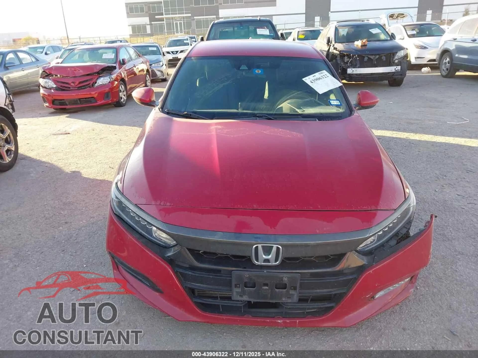 2018 HONDA ACCORD Damaged VIN 1HGCV1F30JA261308 – photo 12 2018 HONDA ACCORD Damaged VIN 1HGCV1F30JA261308 – photo 12