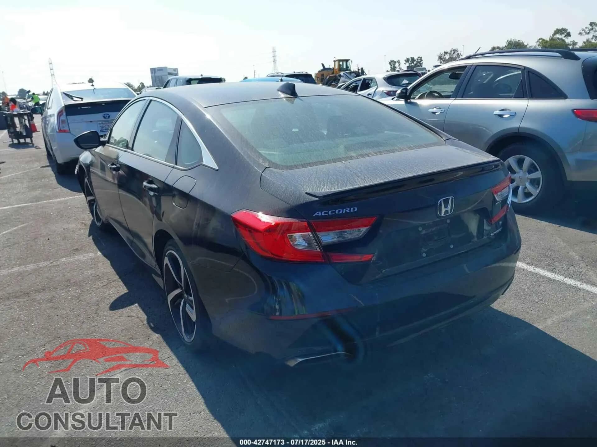 2018 HONDA ACCORD Damaged VIN 1HGCV1F34JA241854 – side profile 2018 HONDA ACCORD Damaged VIN 1HGCV1F34JA241854 – side profile