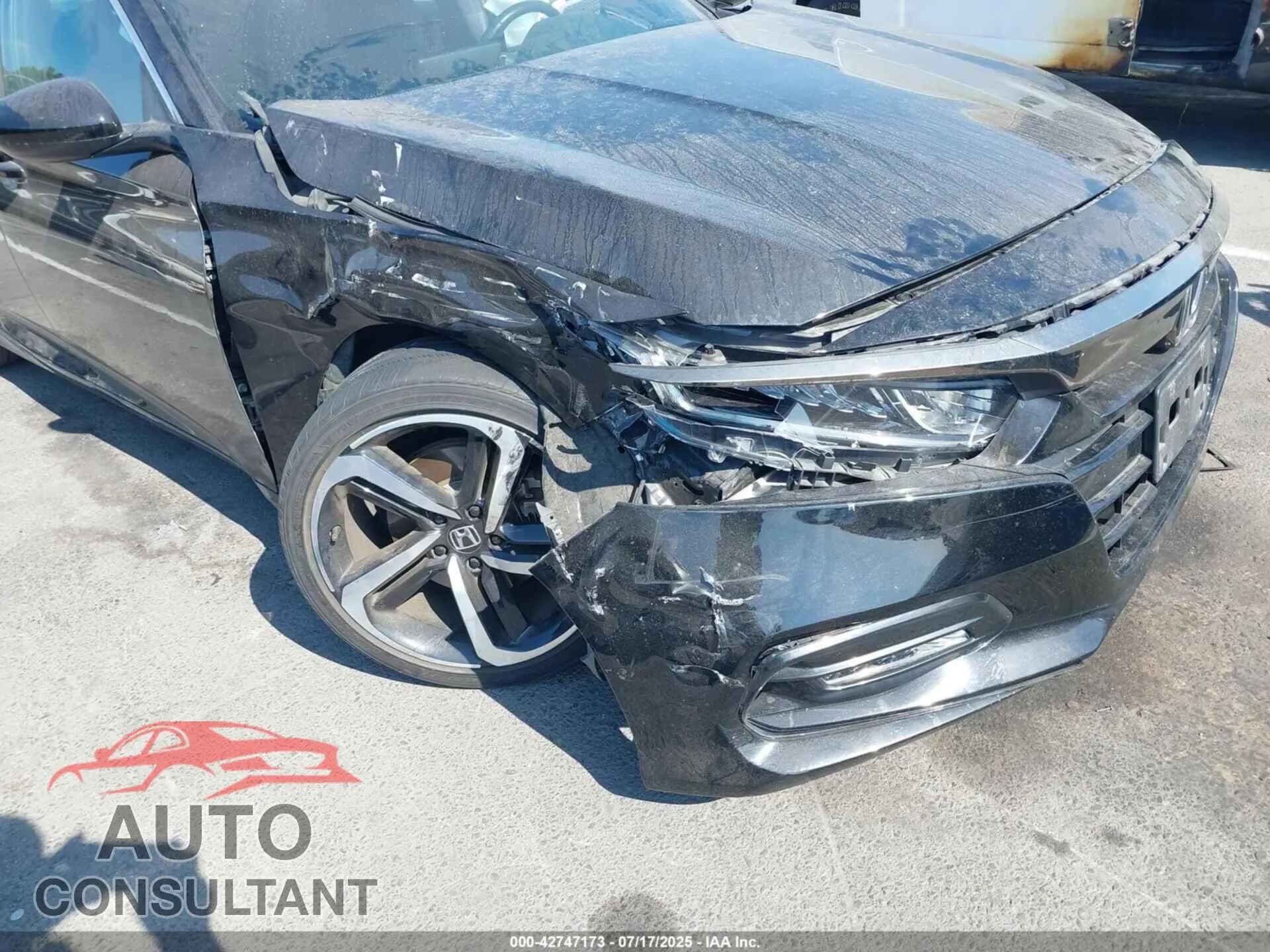2018 HONDA ACCORD Damaged VIN 1HGCV1F34JA241854 – engine bay 2018 HONDA ACCORD Damaged VIN 1HGCV1F34JA241854 – engine bay