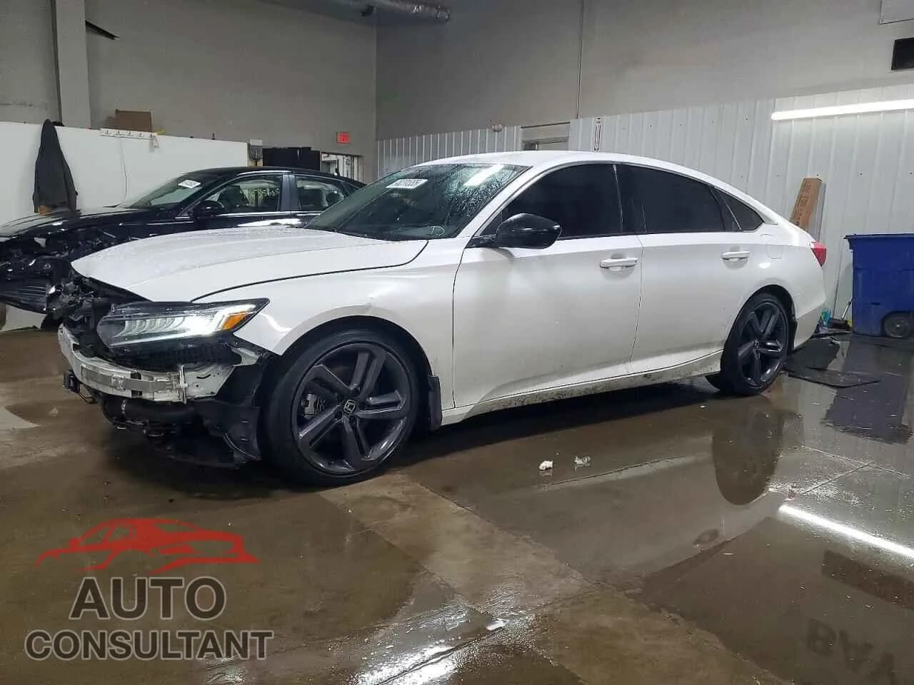 2021 HONDA ACCORD Damaged VIN 1HGCV1F44MA009574 – front exterior 2021 HONDA ACCORD Damaged VIN 1HGCV1F44MA009574 – front exterior