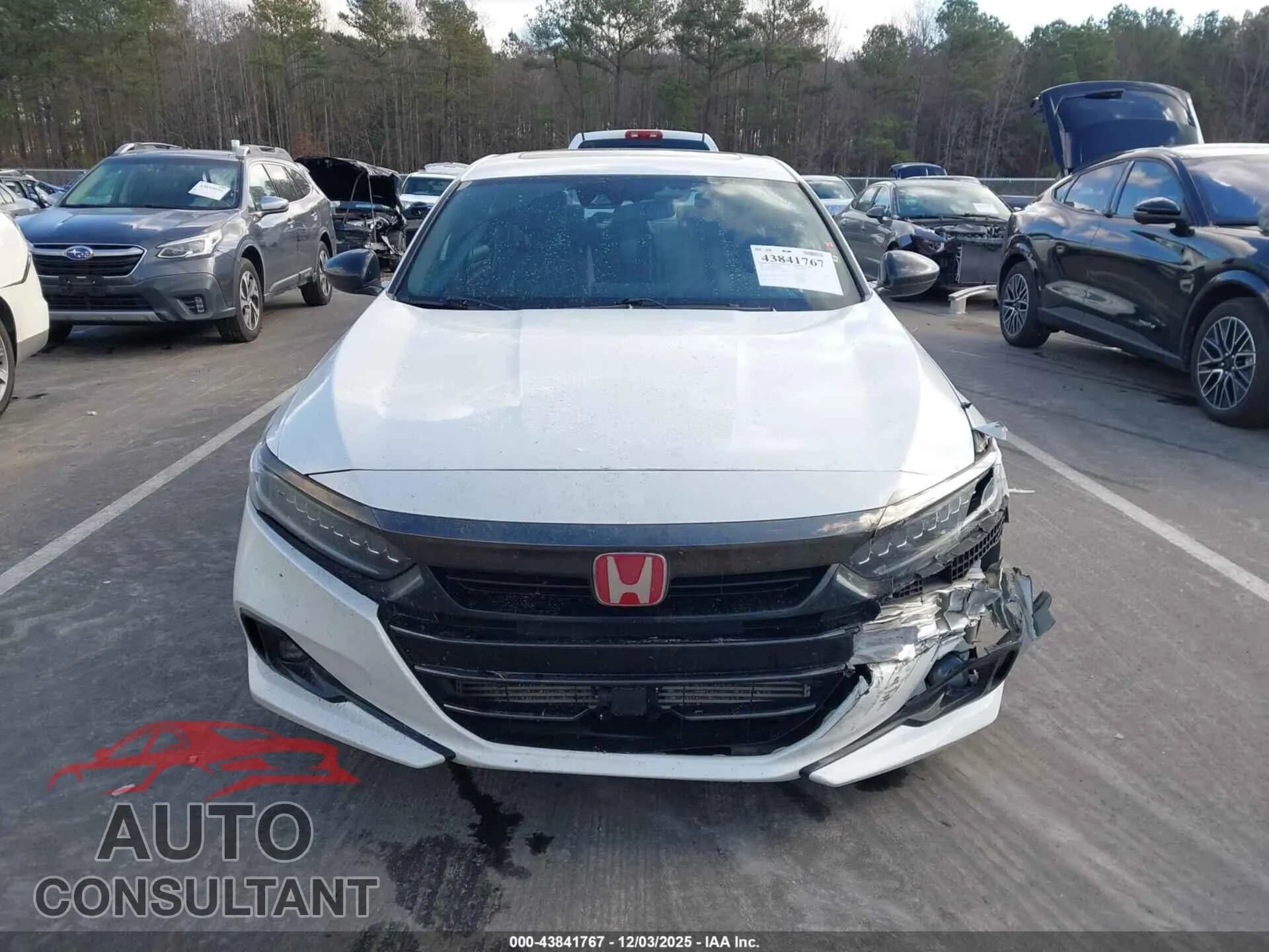 2021 HONDA ACCORD Damaged VIN 1HGCV2F31MA024739 – photo 12 2021 HONDA ACCORD Damaged VIN 1HGCV2F31MA024739 – photo 12
