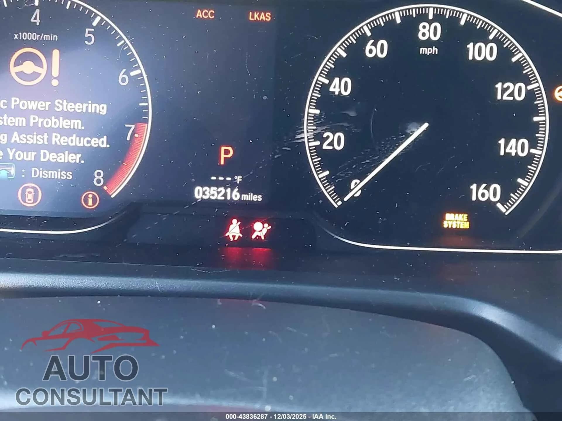 2020 HONDA ACCORD Damaged VIN 1HGCV2F32LA006944 – exterior detail 2020 HONDA ACCORD Damaged VIN 1HGCV2F32LA006944 – exterior detail