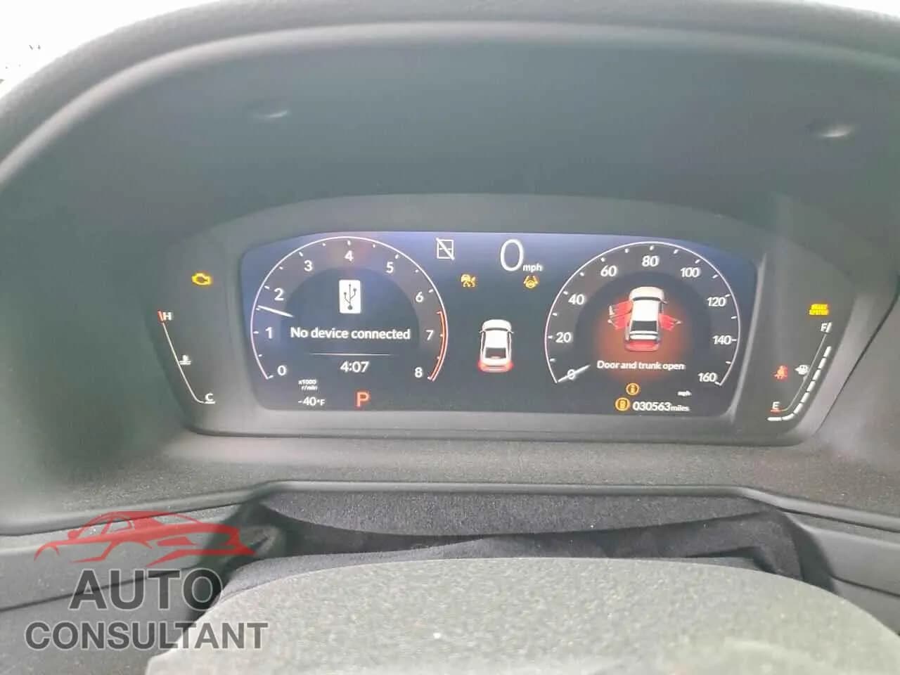 2025 HONDA ACCORD Used VIN 1HGCY1F41SA013666 – trunk area 2025 HONDA ACCORD Used VIN 1HGCY1F41SA013666 – trunk area