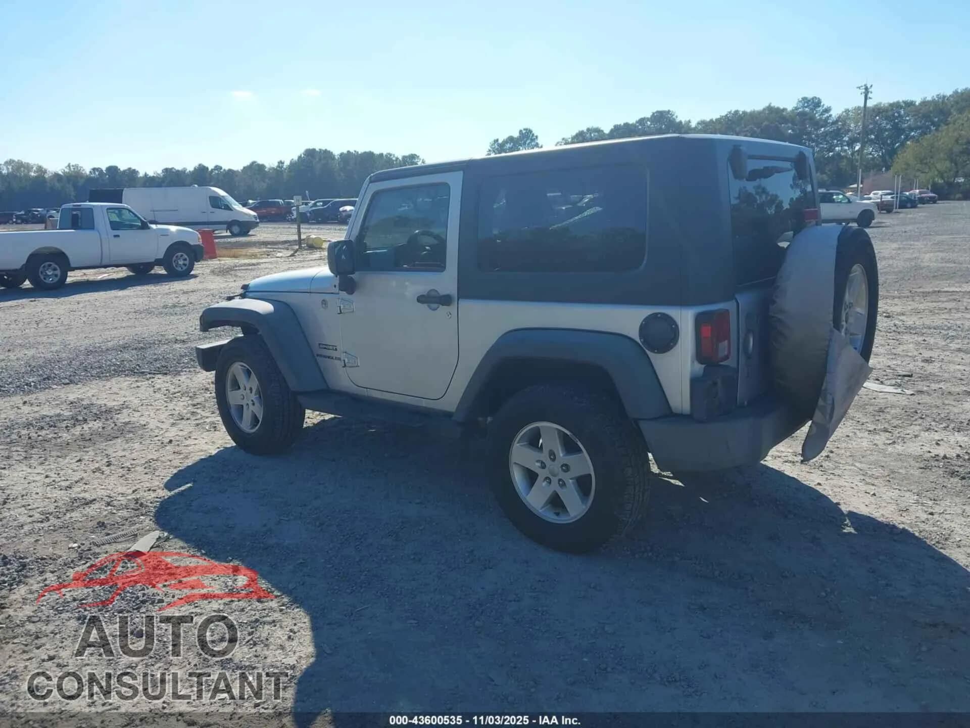 2010 JEEP WRANGLER Damaged VIN 1J4AA2D15AL133654 – side profile 2010 JEEP WRANGLER Damaged VIN 1J4AA2D15AL133654 – side profile