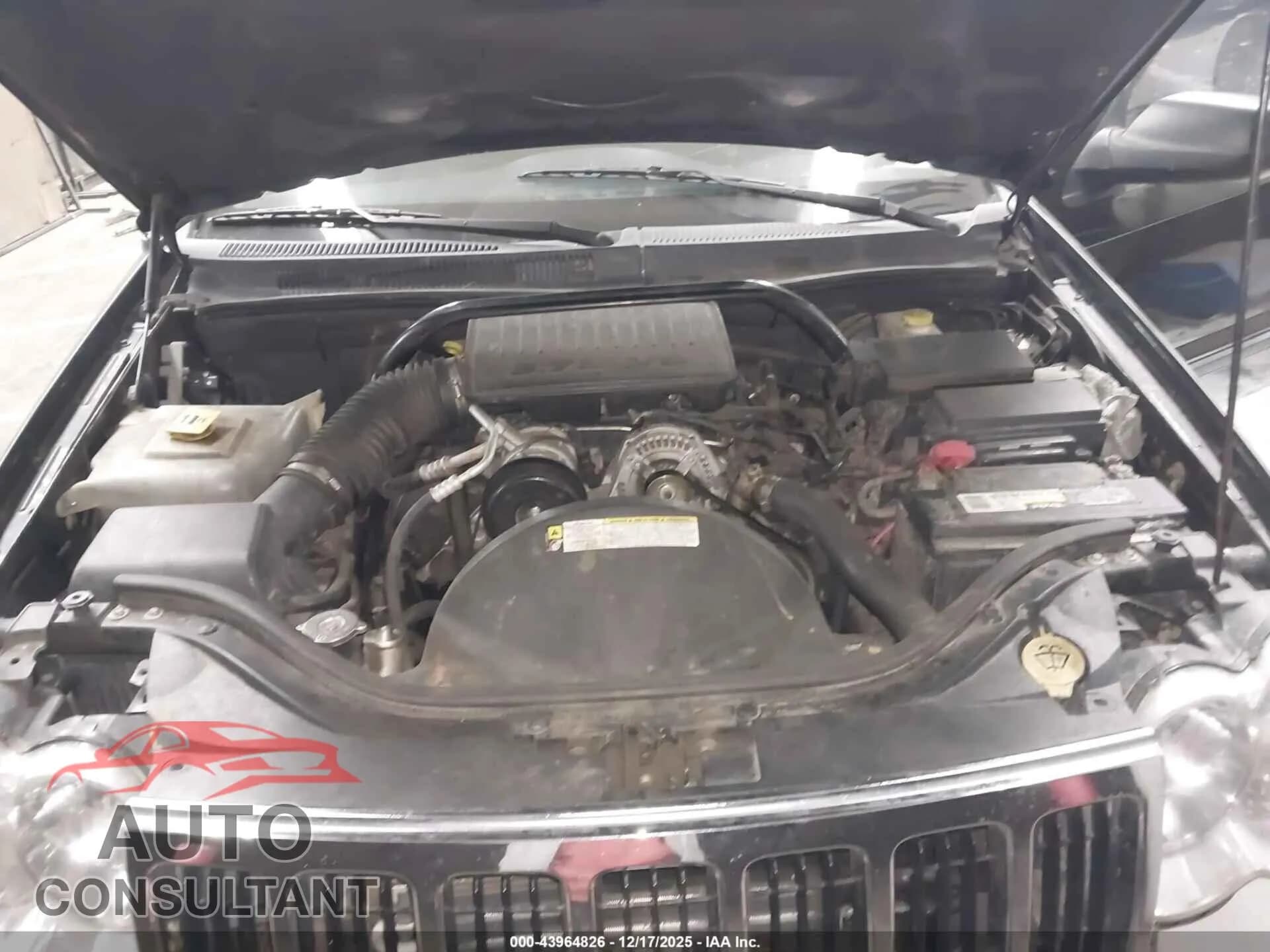 2009 JEEP GRAND CHEROKEE Damaged VIN 1J8GR48K99C504374 – odometer reading 2009 JEEP GRAND CHEROKEE Damaged VIN 1J8GR48K99C504374 – odometer reading