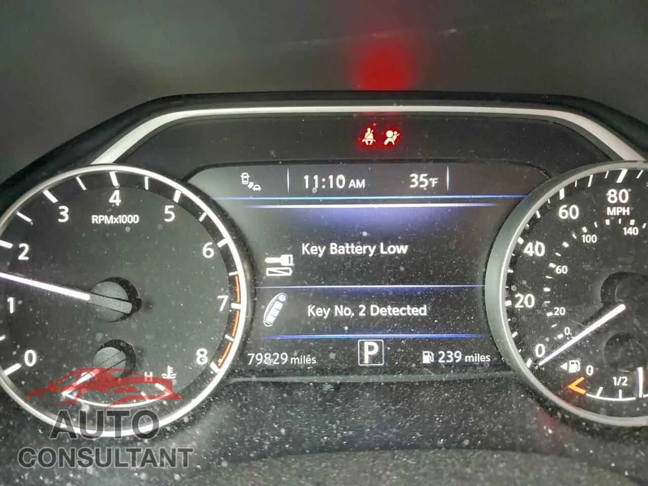 2019 NISSAN MAXIMA Damaged VIN 1N4AA6AV2KC367696 – trunk area 2019 NISSAN MAXIMA Damaged VIN 1N4AA6AV2KC367696 – trunk area