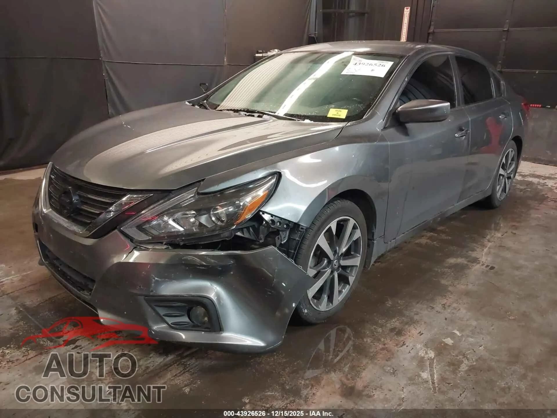 2016 NISSAN ALTIMA Damaged VIN 1N4AL3AP9GC153726 – rear exterior 2016 NISSAN ALTIMA Damaged VIN 1N4AL3AP9GC153726 – rear exterior