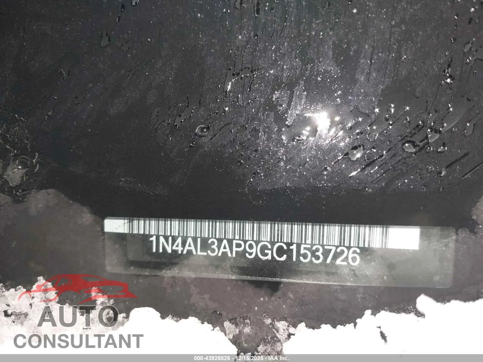 2016 NISSAN ALTIMA Damaged VIN 1N4AL3AP9GC153726 – photo 17 2016 NISSAN ALTIMA Damaged VIN 1N4AL3AP9GC153726 – photo 17